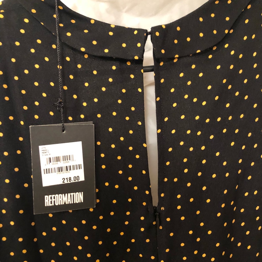 Reformation Mabel Midi Dress Size 8 - Picture 6 of 8